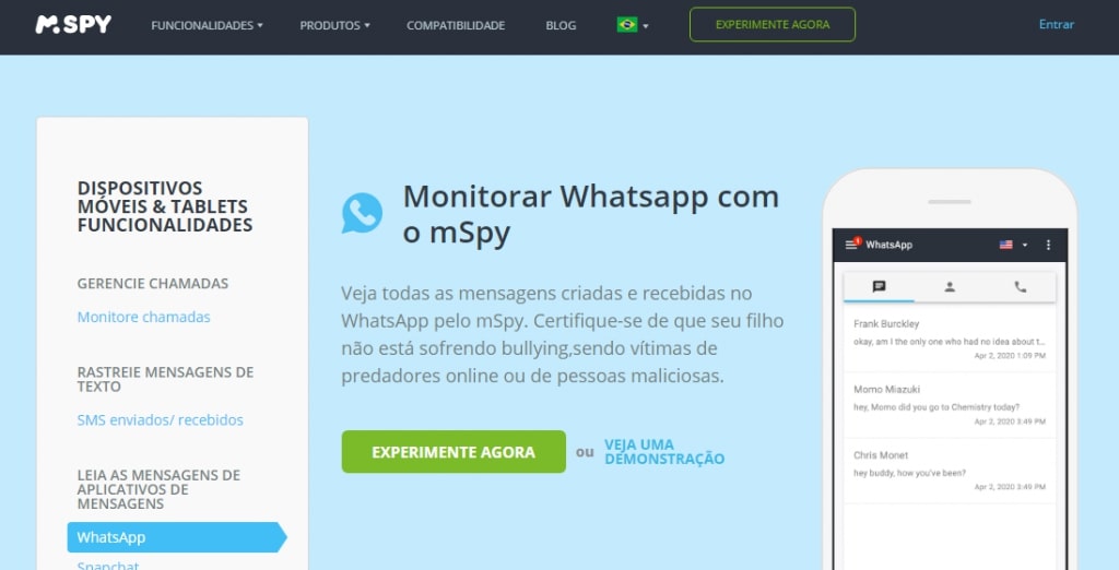 monitorar whatsapp